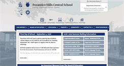 Desktop Screenshot of pocanticohills.org