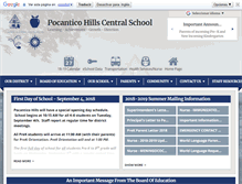 Tablet Screenshot of pocanticohills.org